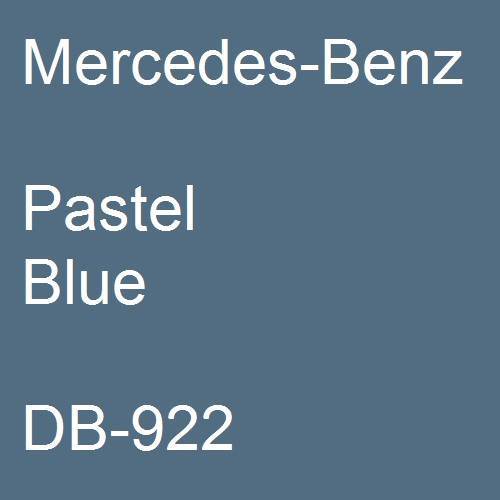 Mercedes-Benz, Pastel Blue, DB-922.